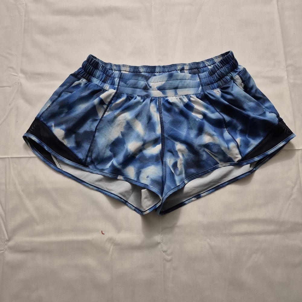 lululemon‎ athletica Blue Patterned Athletic Shorts